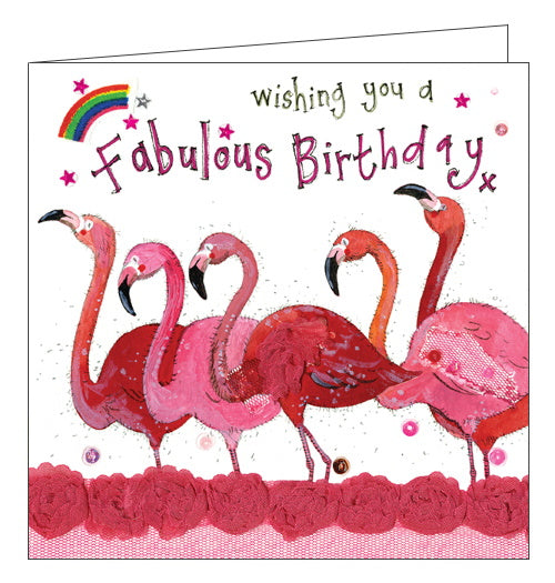 Flamingo cards, flamingo birthday cards, flamingo themed cards, flamingo gifts