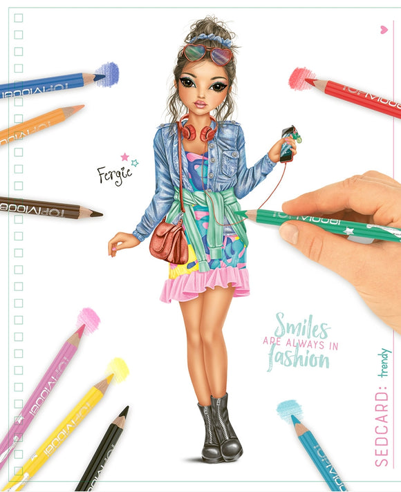 TopModel by Depesche, Top Model Stationery, Top Model pens, fashion colouring books