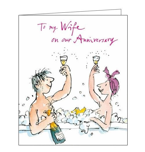 To my Wife on our anniversary cards, Anniversary cards for Wife