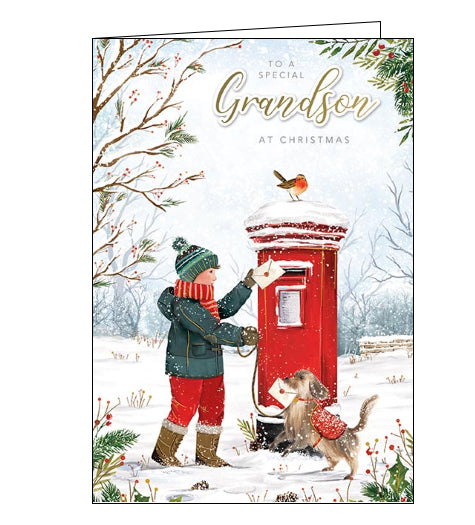 Christmas cards for Grandson, Christmas cards for Great-Grandson