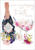 A toast to both of you - Anniversary card
