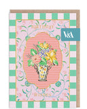 Vase of flowers - V&A Birthday card