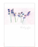 Sweet Peas - thinking of you card