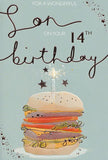 Son on your 14th Birthday card