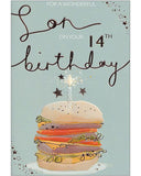 Son on your 14th Birthday card