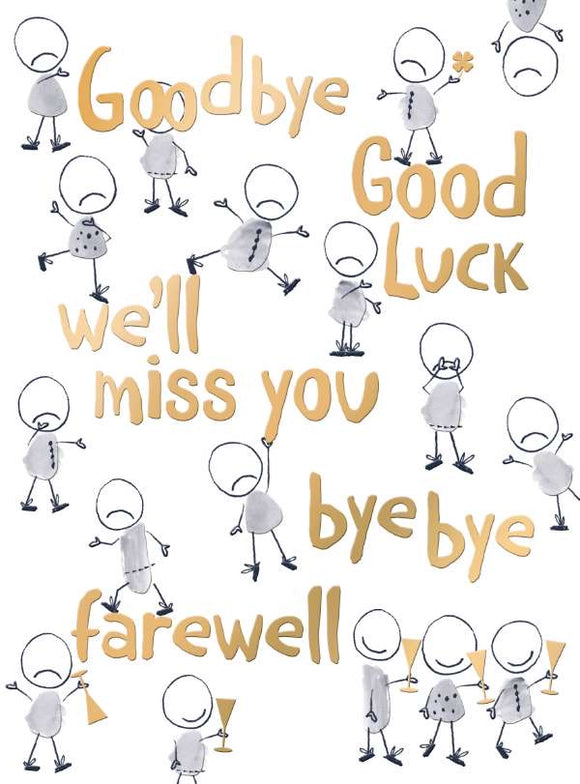 Good bye Good luck card