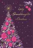 Lovely Granddaughter - Christmas card