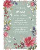 For a Special Friend on her Birthday card