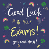 Good luck in your exams card