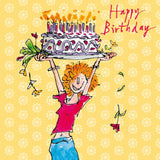 Jump for Cake - Quentin Blake birthday card
