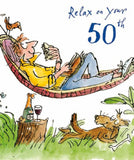 50th birthday - Quentin Blake card