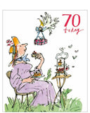 Quentin Blake - 70th birthday card