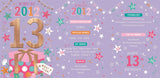 Born in 2012 - 13th birthday card