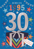 Born in 1995 - 30th birthday card
