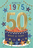Born in 1975 - 50th birthday card