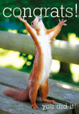 Hallelujah - Congratulations card
