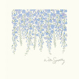 Wisteria - sympathy card