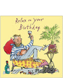 Relax on Your Birthday - Quentin Blake birthday card