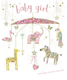 Dreaming Sweetly - baby girl card