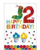 The Very Hungry Caterpillar - 2nd birthday card