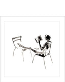 Parisian Life - Hossein Borojeni greetings card