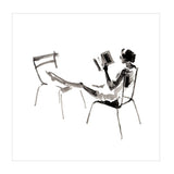 Parisian Life - Hossein Borojeni greetings card
