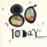 80th Birthday card