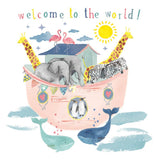 Noah's Ark - New Baby card