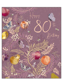 Happy 80th birthday card