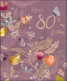 Happy 80th birthday card