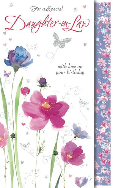 For a Special Daughter-in-Law - birthday card