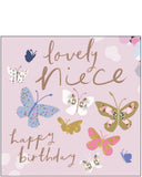 Lovely Niece - birthday card