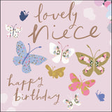 Lovely Niece - birthday card