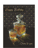 Whiskey - birthday card