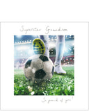Superstar Grandson - Birthday card