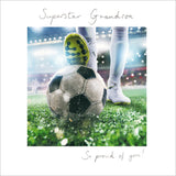 Superstar Grandson - Birthday card
