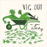 Veg out - birthday card