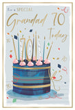 Special Grandad 70th Birthday card