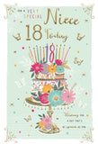 Special Niece on your 18th Birthday card