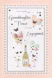 Granddaughter and Fiance on Your Engagement card