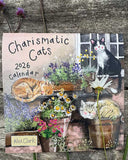 Alex Clark's Charismatic Cats 2026 Calendar – Month-to-View Wall Planner with UK Holidays