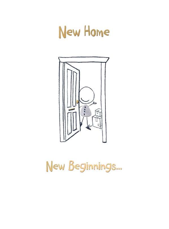 New Home New Beginnings card