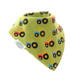 Tractor print Dribble Bib - Ziggle Baby