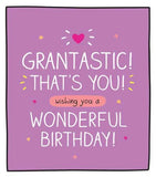 Grantastic, That's You - Happy Jackson birthday card