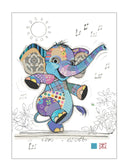Elly Elephant - Bug Art greetings cards