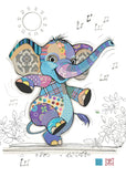 Elly Elephant - Bug Art greetings cards