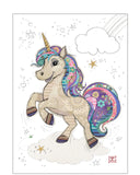 Una Unicorn - Bug Art greetings cards