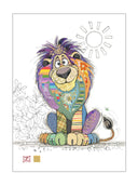Louis Lion - Bug Art greetings cards