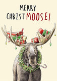 Merry ChristMOOSE - funny Christmas card