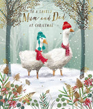 Mum and Dad Christmas card